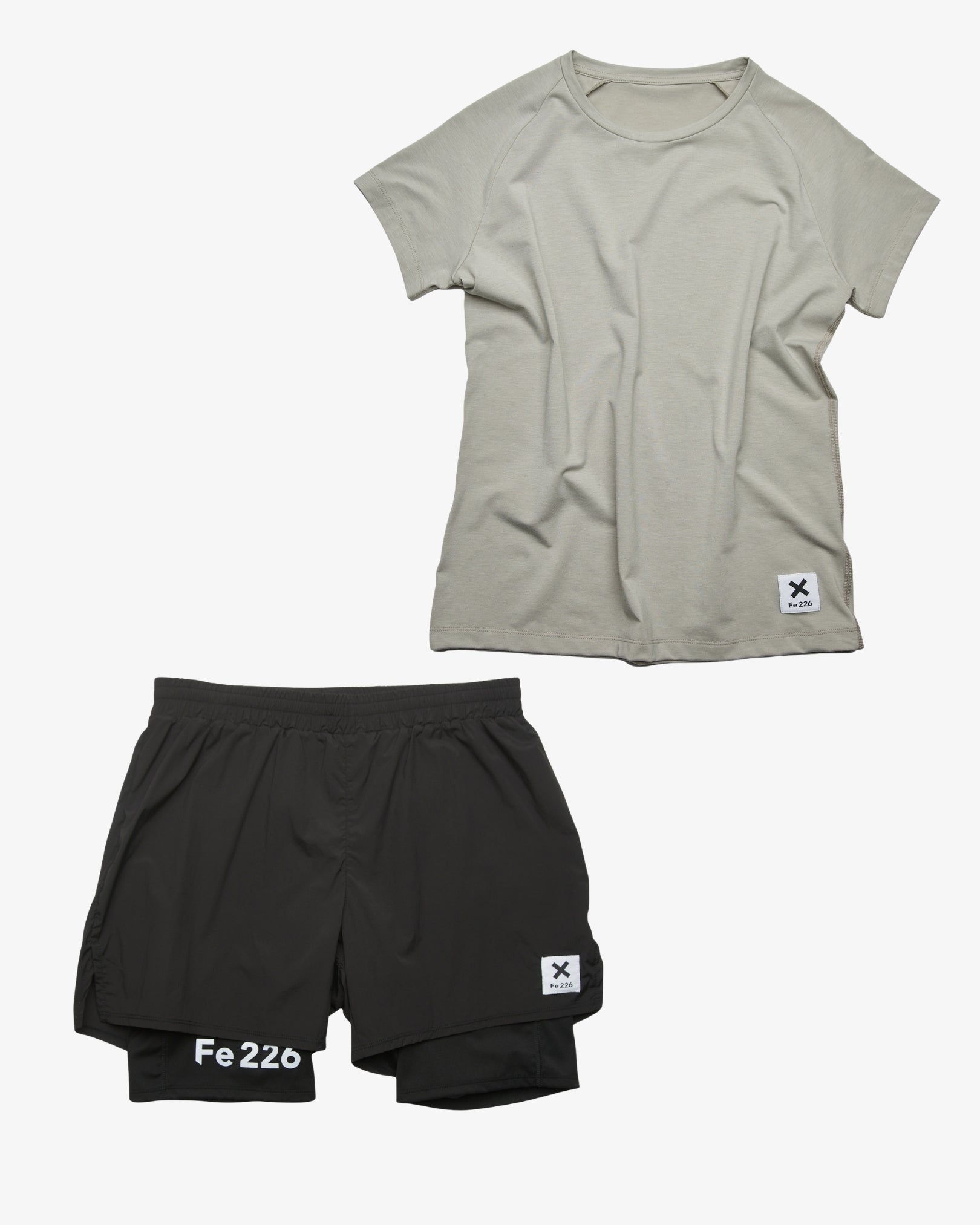 Women Run Free Set - Women's Shirt & 2-in-1 Shorts