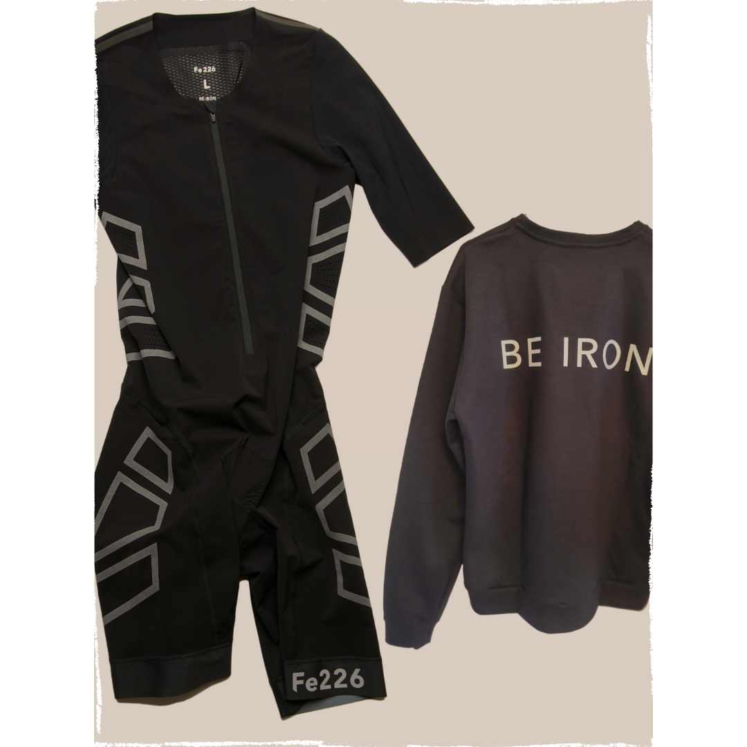 AeroForce Triathlonanzug & BE IRON Crewneck gratis