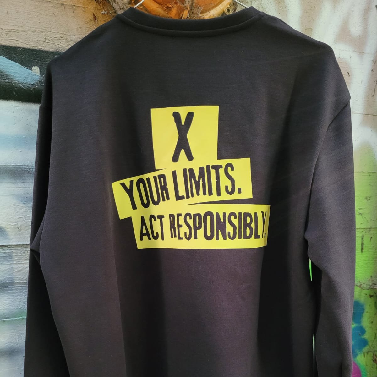 Statement Sweatshirt X Your Limits, Size S - SAVE 55%