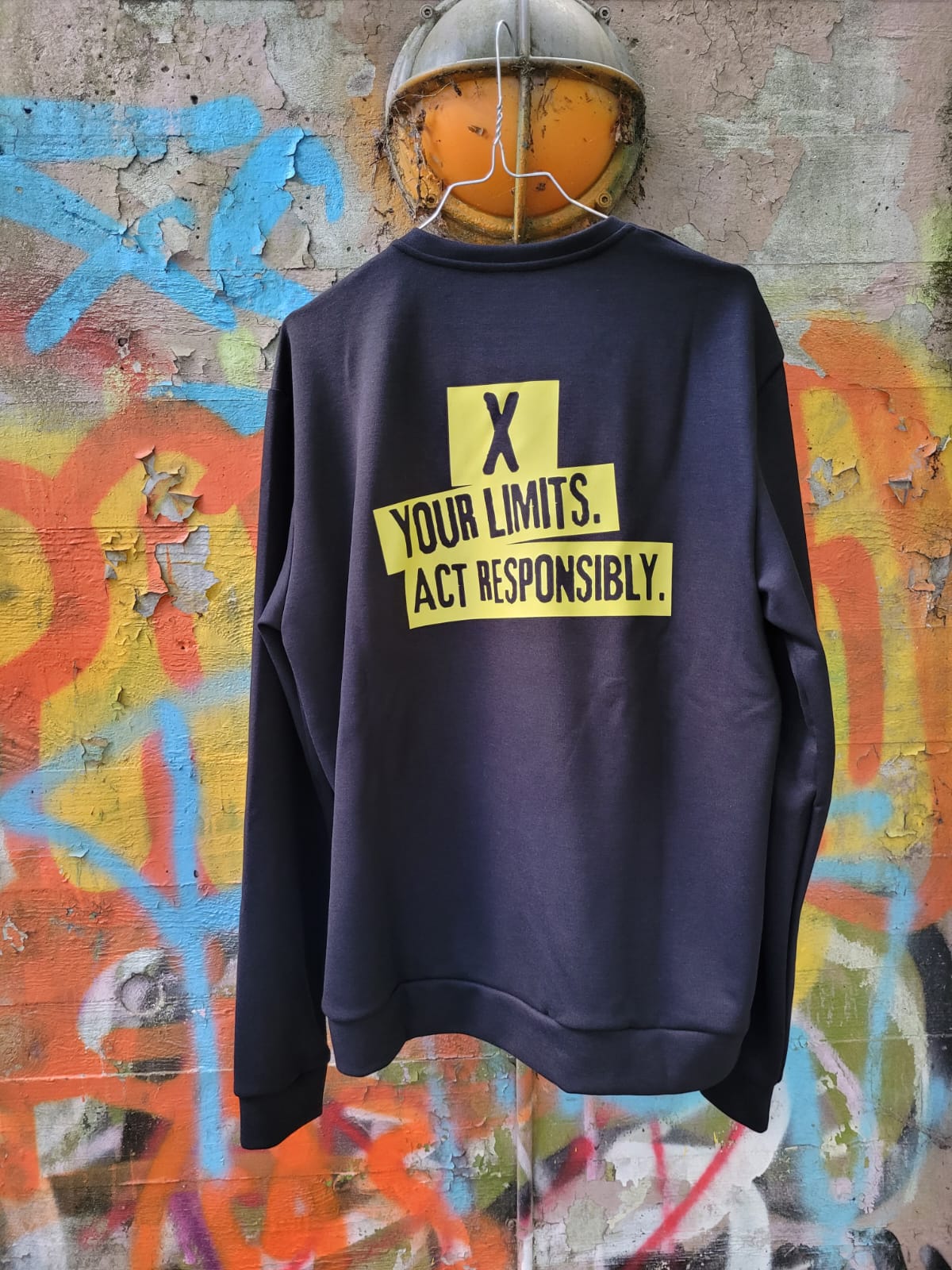 Statement Sweatshirt: X your Limits, Nur Größe S & XL - SPARE 55%