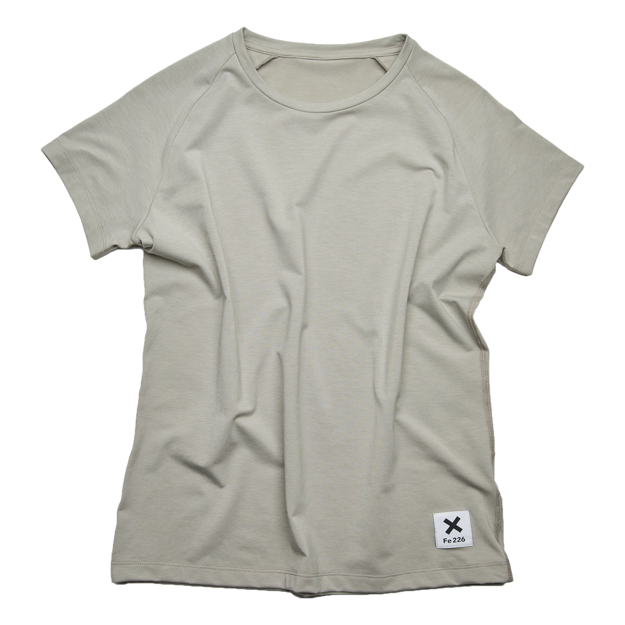 Women Running Shirt, Drizzle Grey