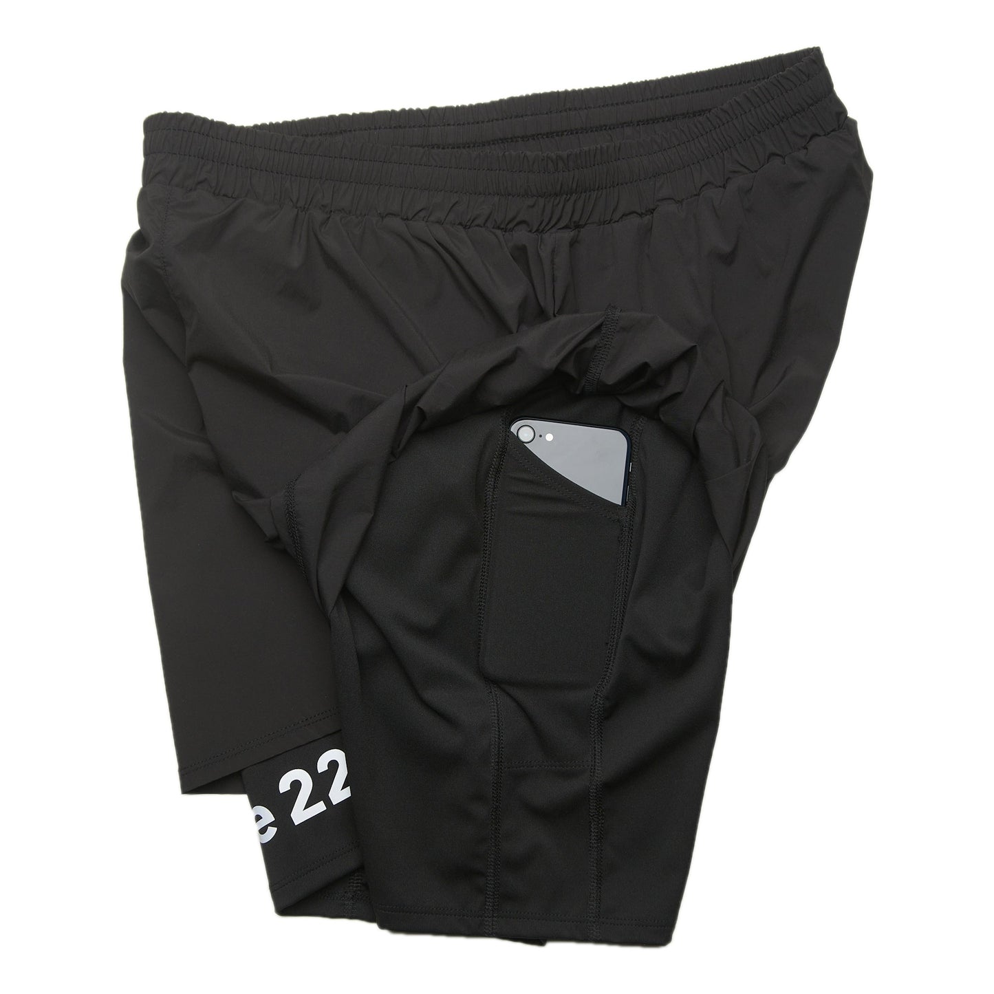 2-in-1 Laufshorts - Schwarz | Fe226 - Klassisch und Cool