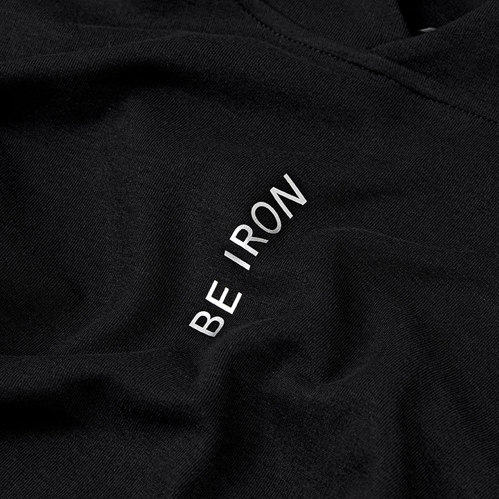 BE IRON Hoodie | Cozy Hoodie for Athletes | Fe226 BE IRON Metal Hoodie