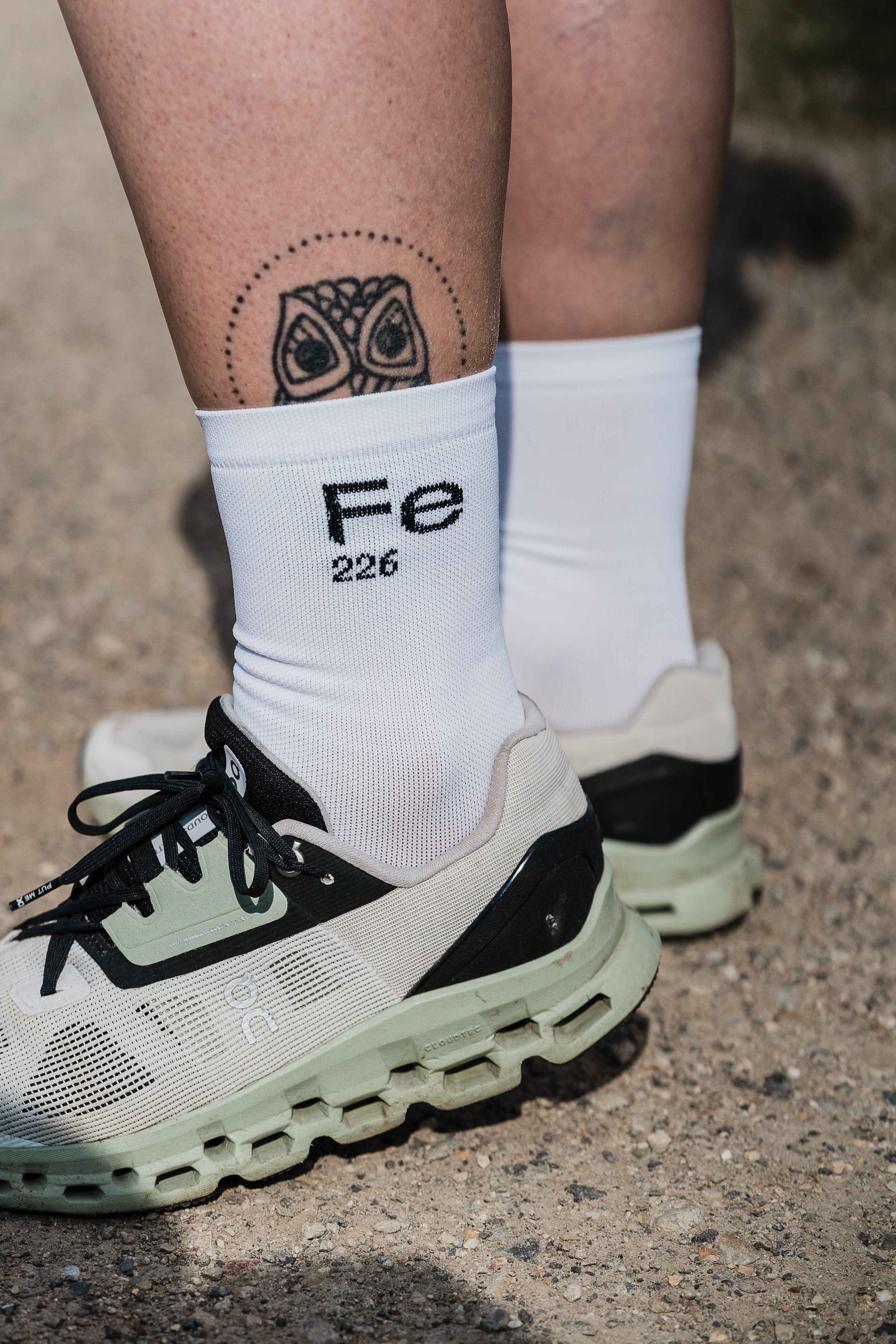 Running & Cycling Socks, White