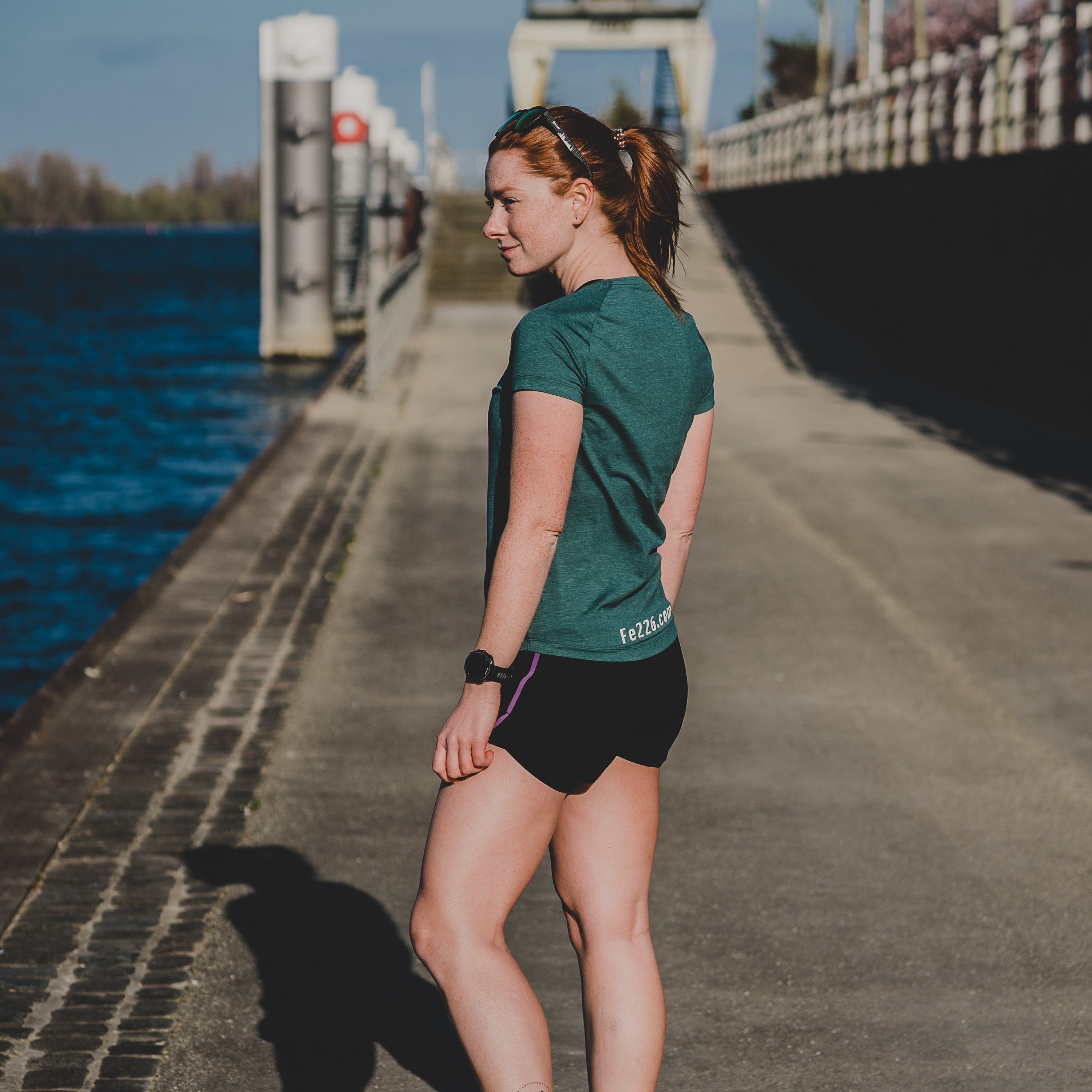 2-in-1 Running Shorts für Frauen