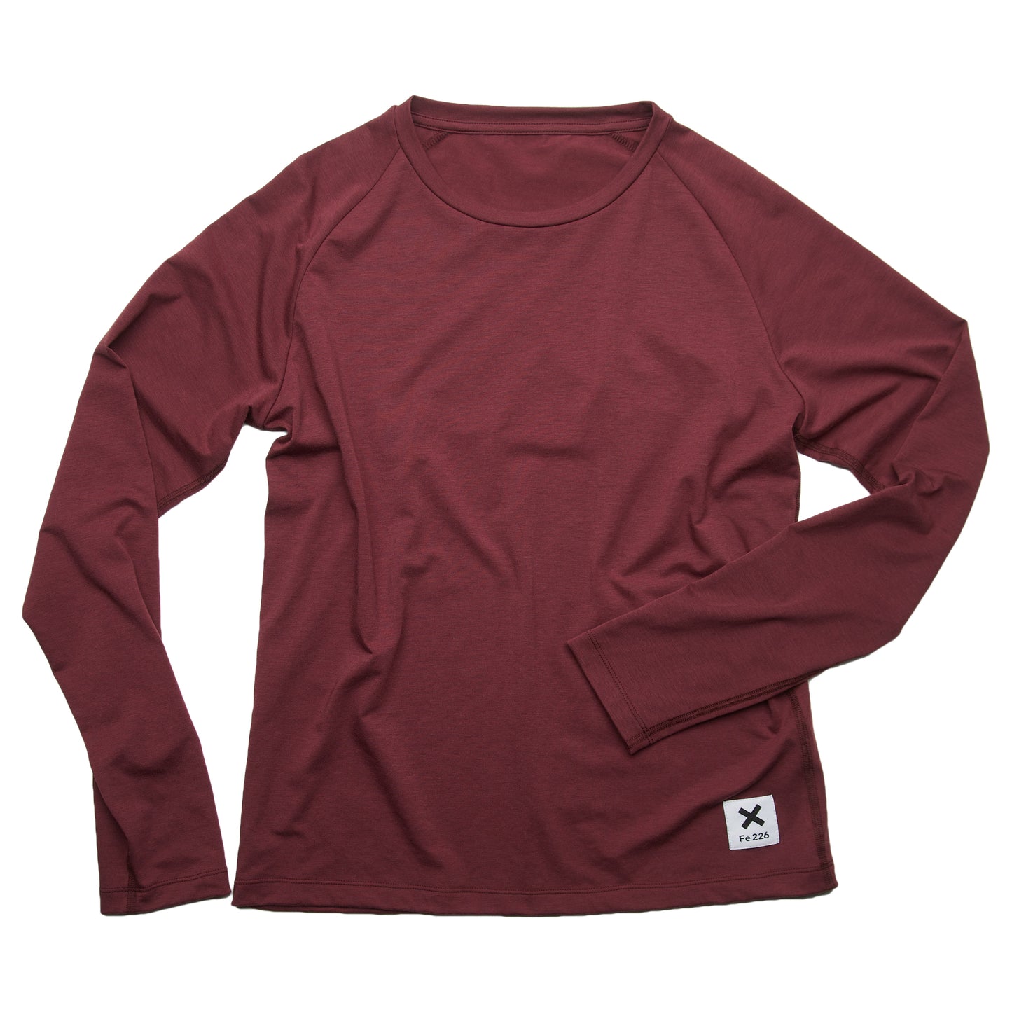 The Fe226 Women's Running Shirt with long sleeves. Made in Europe, high quality, specific women's cut and fit.