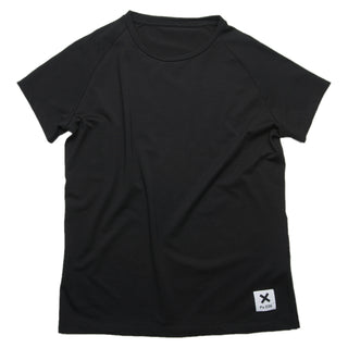 Women Running Shirts, Carbon Black