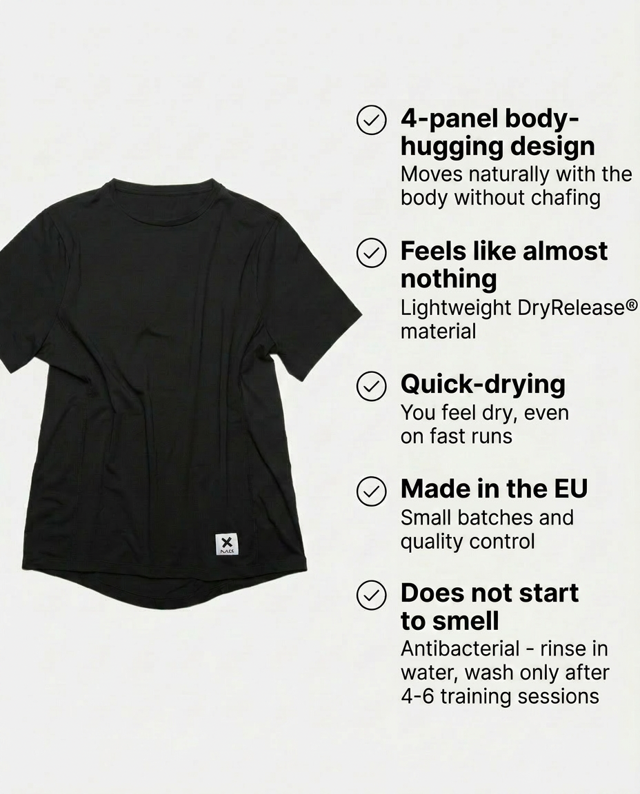 4-Panel Running T-shirt