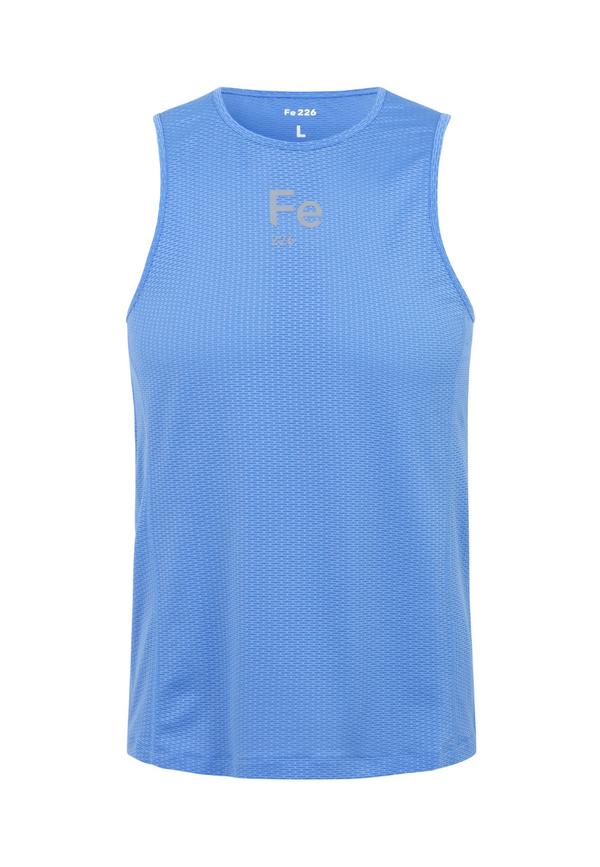 "Experience superior comfort and performance with THE RUNNING SINGLET by Fe226. Our unique four-panel construction ensures a perfect fit, while the singlet remains light, quick-drying, and well-ventilated. Enjoy odor-free, high-quality fabric that enhances your running experience. Elevate your runs with Fe226."