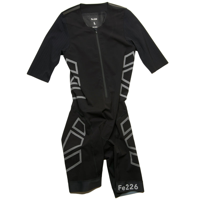 The Fe226 AeroForce Triathlon Suit is the fastest tri suit. Don't need an extra swim suit. Aero dynamic and fastest on the bike. For Ironman 70.3, Ironman, Triathlon, time trial and cycling