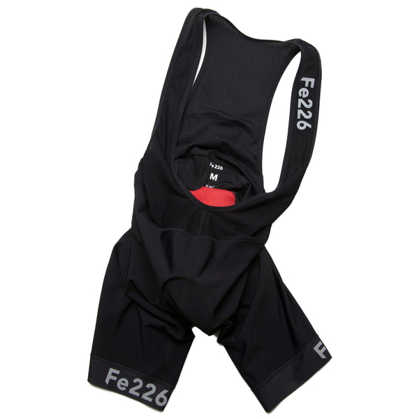 The Fe226 Cycling Bike Bib Shorts are made for high performance with an aero-dynamic and compression fit that reduces muscle fatigue. Our best Cycling Bike Bib Short offers comfort through high quality elastic fabric and the best-in-class comfort chamois pad. For road cycling, gravel, MTB, triathlon training and racing.