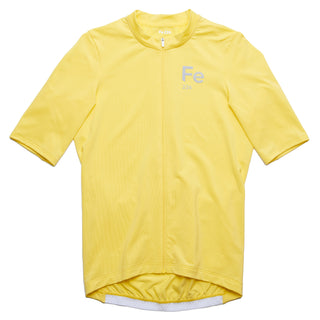 Cycling Jersey Short Sleeves, High Visibility Yellow