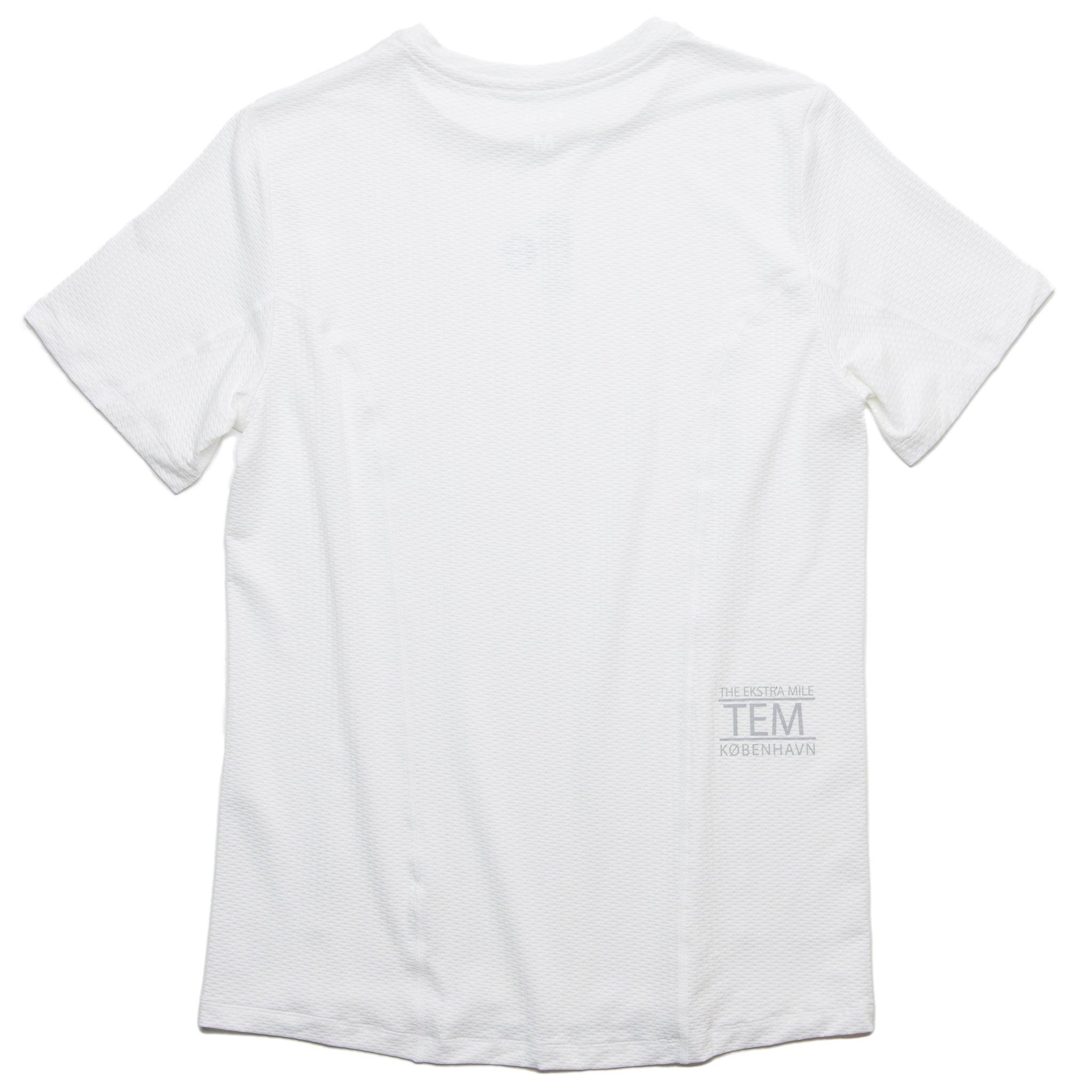 White 'running shirt discount