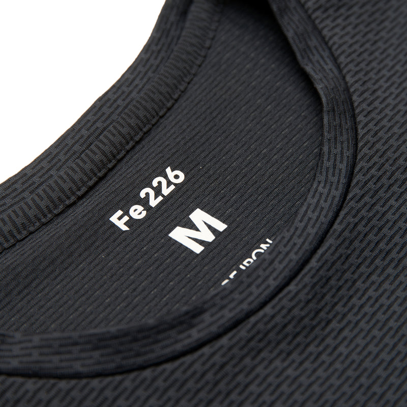 "Elevate your running experience with THE Running Shirt - boasting high quality and a flawless fit. Ideal for runners tackling marathons, half marathons, races, or triathlon training. Crafted in Europe with a sustainable ethos, it doubles as a baselayer. Proudly made in Europe by the Danish brand Fe226."
