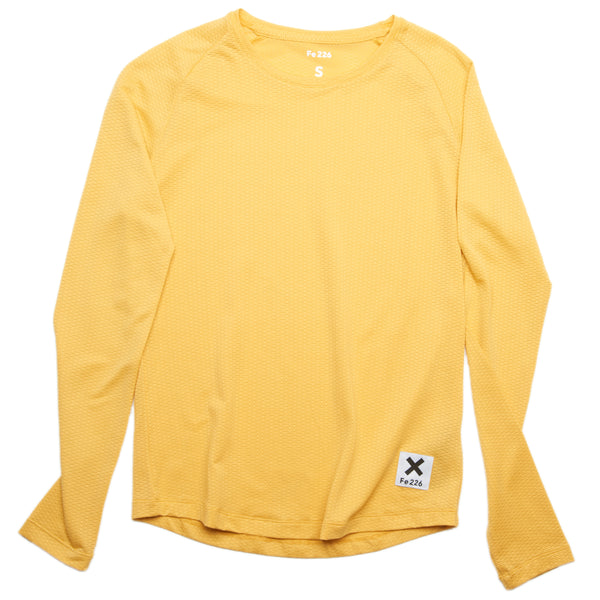 womens yellow running shirt